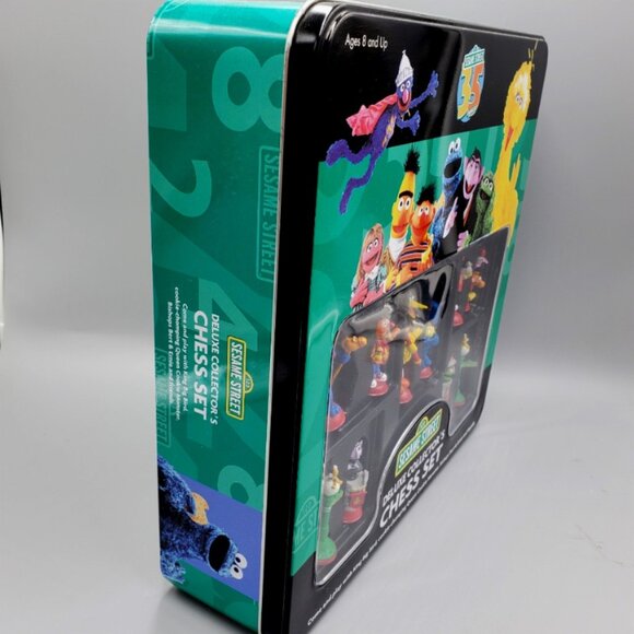 Vintage 35th Anniversary Sesame Street Chess Set - Picture 2 of 6
